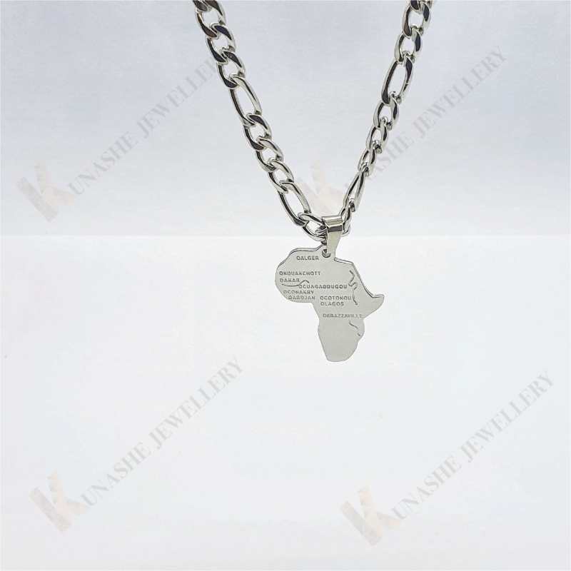 African Rhino Pendant Necklace - Sterling Silver | sproose.co.za